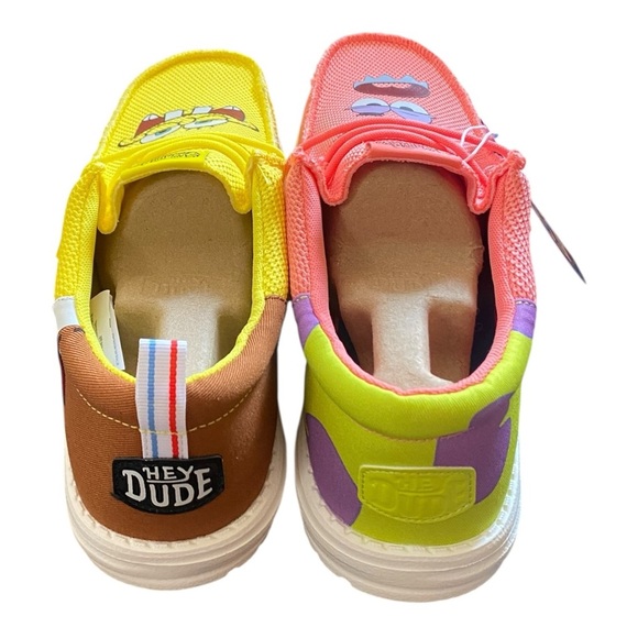 Hey DUDE WALLY Funk SpongeBob Patrick Slip On Shoes Loafers Men’s Size 13 NEW - Picture 2 of 8